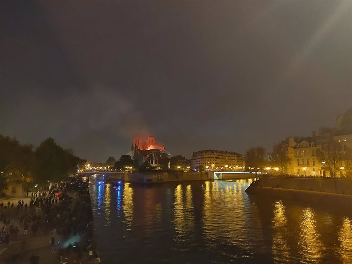 Notre Dame cathedral ravaged by fire