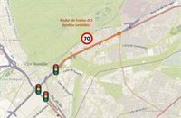 El Ayuntamiento comenzará a multar desde este martes con el radar de tramo en la A-5