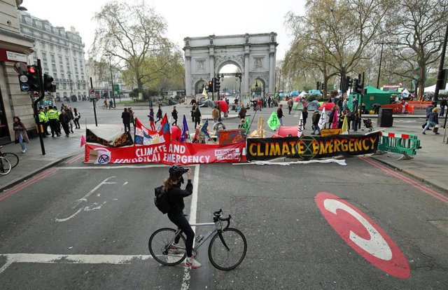 Extinction rebellion protests in London