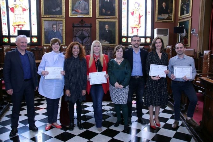 Quatre funcionries prenen possessió dels seus nous crrecs en Cort