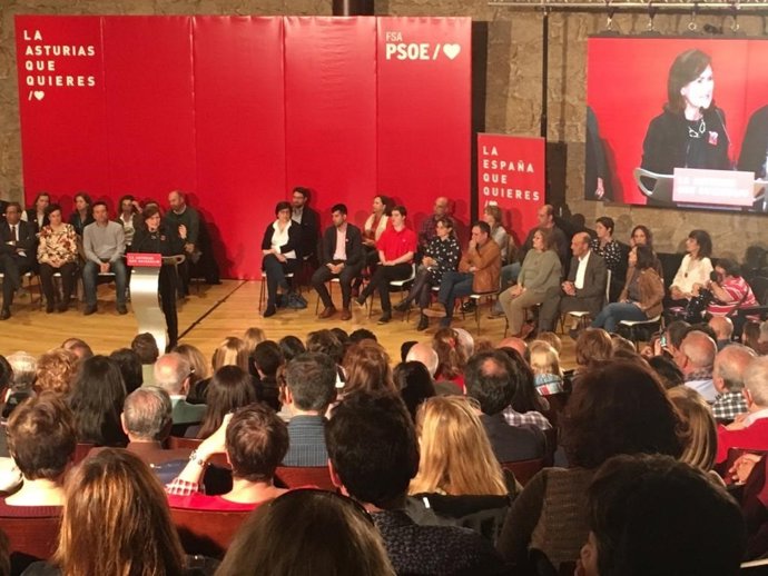 28A.- Calvo Afirma Que La Historia "Vuelve A Retar" Al PSOE Y Anima A Pasar El Voto De Las Encuestas "A Las Urnas"