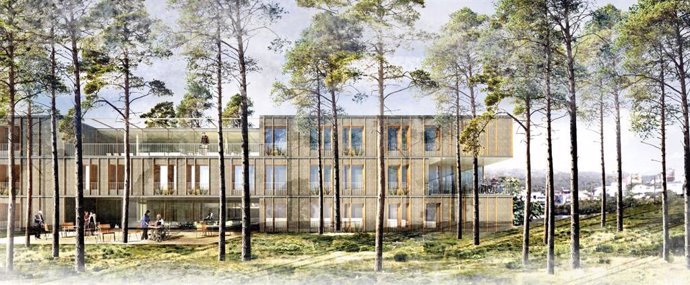 El proyecto '8S' del estudio MIBA Architects gana el concurso de ideas del centro de largas estancias de Son Dureta