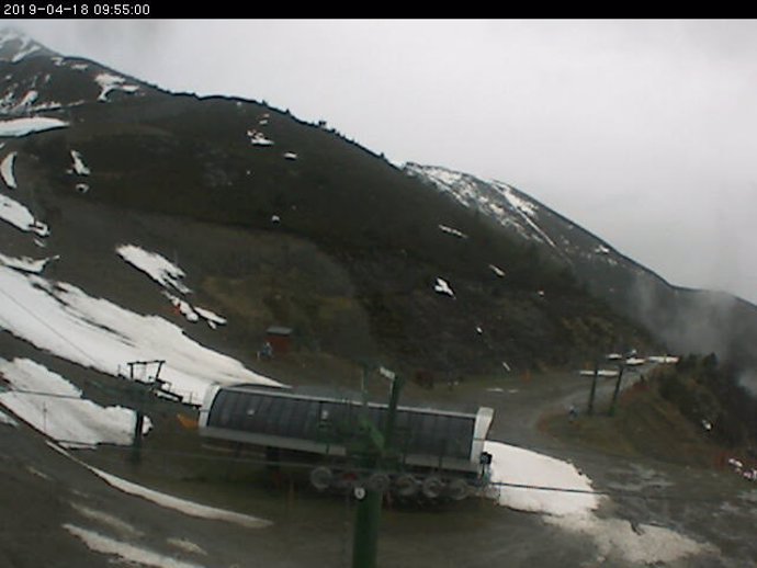 La estación de esquí de Valdezcaray, cerrada por las malas condiciones climatológicas