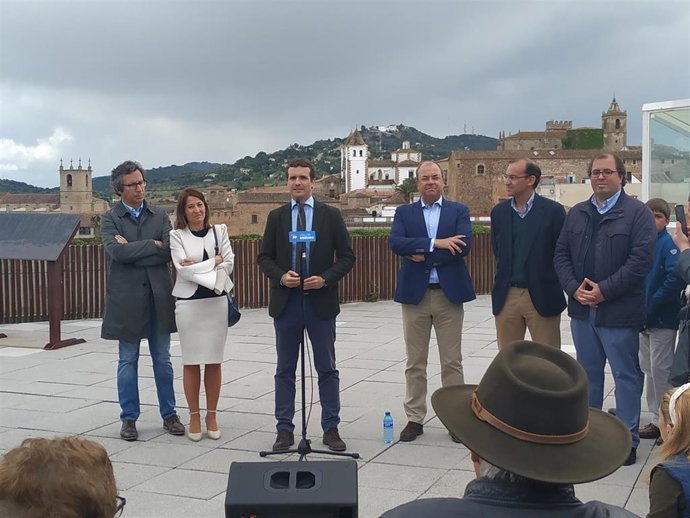 28A.- Pablo Casado Asegura Que Extremadura Merece "El Mejor Tren" Para Estar Conectada Y Atraer Inversiones