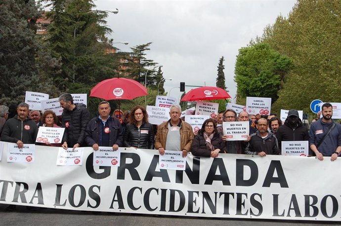 Granada.- Los sindicatos denunciarán ante la Fiscalía el último accidente laboral con un fallecido en Alhendín