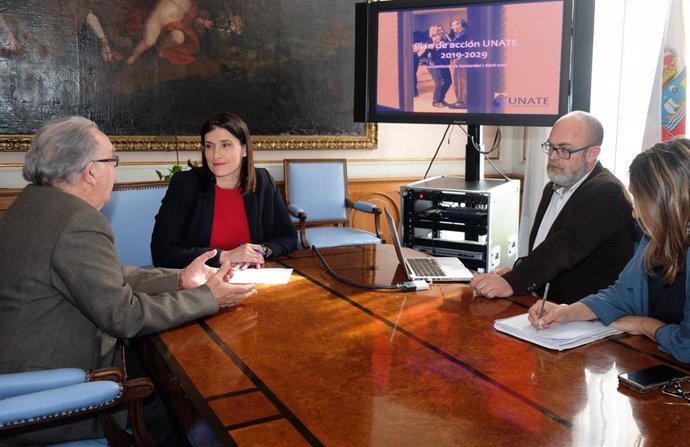Santander.- UNATE presenta a la alcaldesa su nuevo Plan de Acción 2019-2029