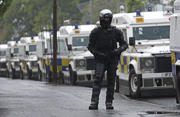Policía en Belfast