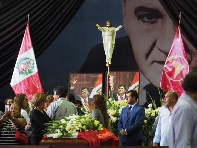 Funeral of Peru\'s ex-president Garcia in Lima