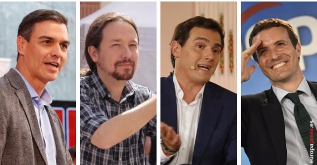 28A.- RTVE confirma que celebrará el debate a cuatro el lunes 22 de abril con Sánchez, Casado, Rivera e Iglesias