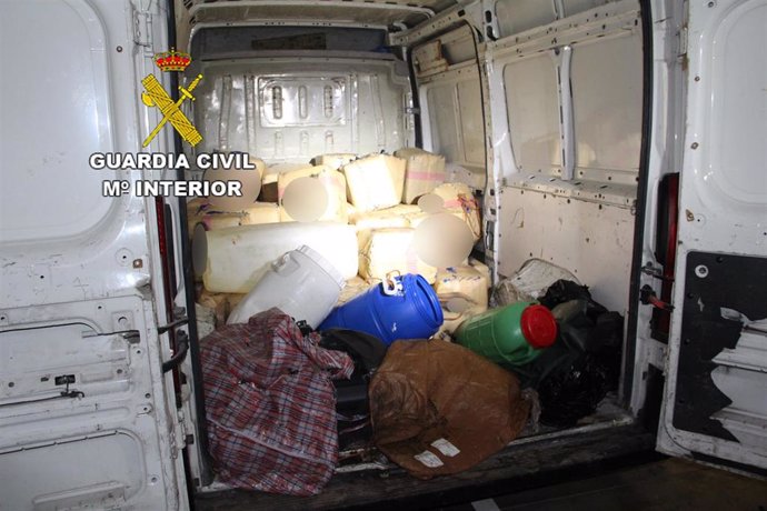 Sucesos.- Intervienen una furgoneta con 1.620 kilos de hachís en Gran Canaria