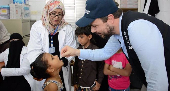 Campaña de vacunación contra el cólera en Yemen