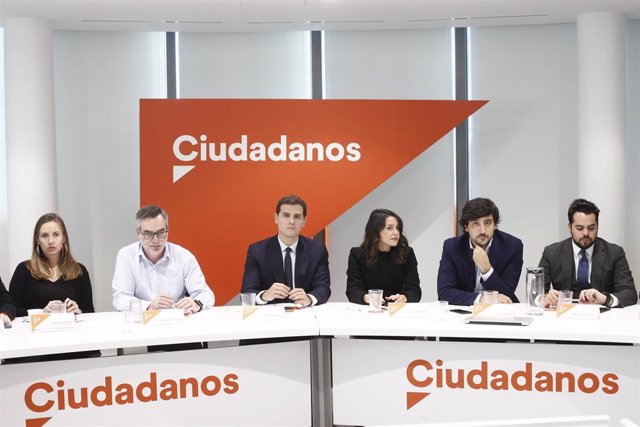 Reunión del Comité Ejecutivo Nacional de Ciudadanos en Madrid