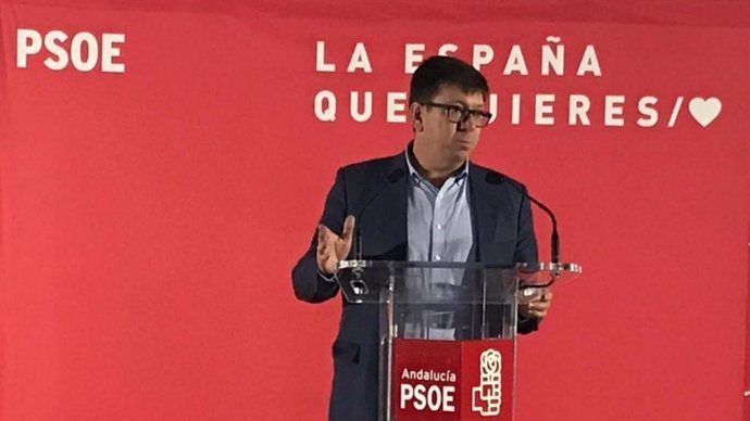 Salazar afirma que PSOE-A demostrará su fortaleza en generales y municipales, frente a un PP y Cs "subordinados" a Vox