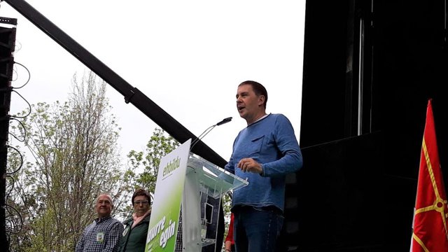 28A.- Otegi Llama A Conseguir "Más De Un Millón De Votos" Para "Hacer Frente A La Derecha"