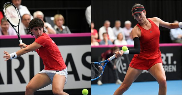 AMP.- Tenis/Copa Federación.- Carla Suárez vuelve a igualar la eliminatoria para España y fuerza el dobles
