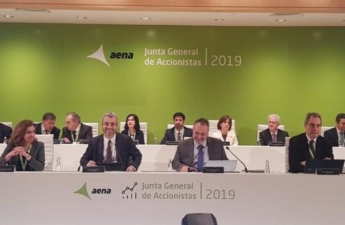 Aena abona mañana un dividendo de 6,93 euros brutos con cargo a 2018 al que destinará 1.039 millones