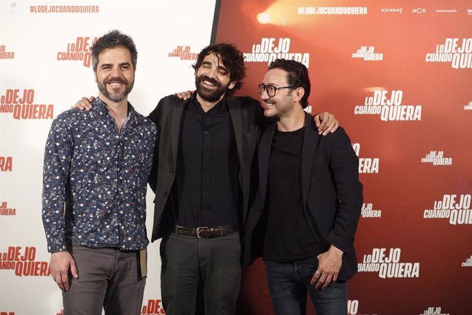 Presentación en Madrid de la película Lo dejo cuando quiera