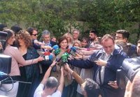 Carmen Calvo dice que Pedro Sánchez va al debate "con la tranquilidad" de haber dado soluciones a España "cada viernes"