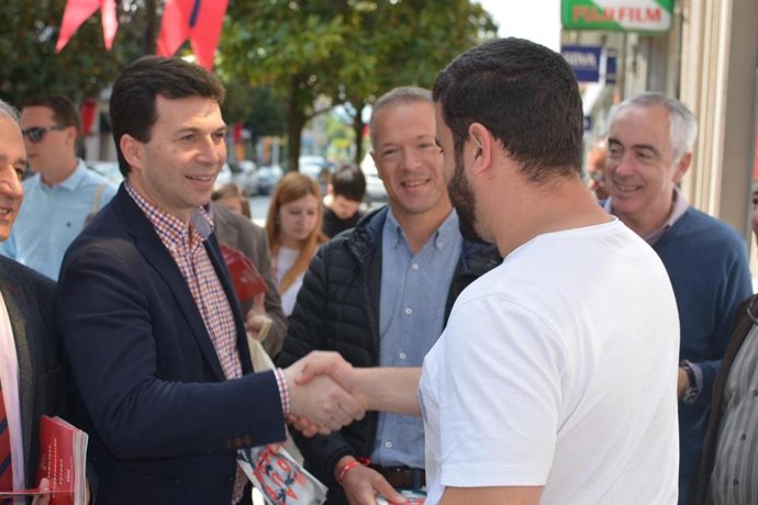 28A.- PSOE Busca A Los Indecisos Gallegos Mientras Caballero Ve "Preocupado" A Feijóo: "Vox Será Vicepresidente Y No Él"