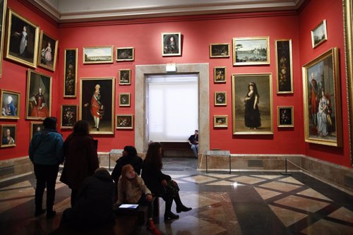 Presentación del Gabinete de Descanso de sus Majestades en el Museo Nacional del Prado