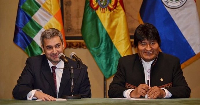 Bolivia/Paraguay.- Morales felicita a Abdo Benítez en el primer aniversario de su triunfo electoral