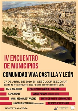 Sebúlcor (Segovia) celebra el sábado el IV Encuentro de Municipios Comunidad Viva Castilla y León