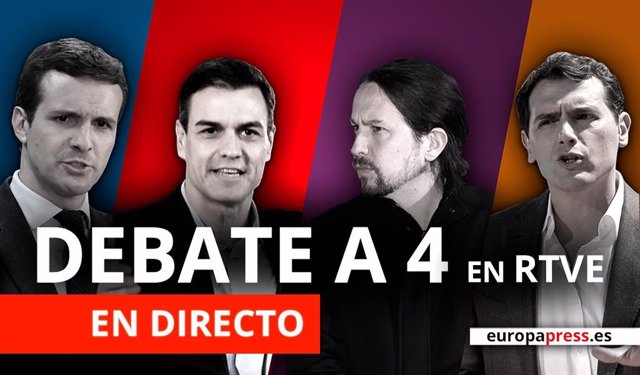 Debate RTVE elecciones 2019 | Directo
