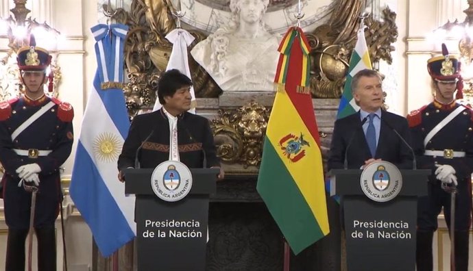Argentina/Bolivia.- Bolivia y Argentina anuncian un pacto de cooperación energética y para construcción de hospitales