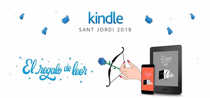 Amazon regalará rosas digitales y un eBook inédito en Sant Jordi