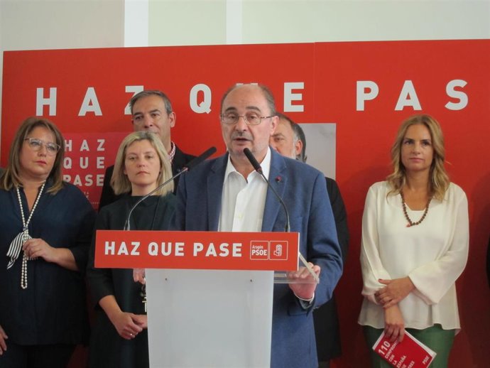 28A.- Lambán considera "intolerable" la irrupción de "energúmenos" en el acto de Cs en Errentería