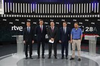 El debat electoral va ser seguit per 7,8 milions d'espectadors, amb una quota de pantalla del 38,6%