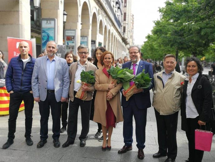 Zaragoza.-Santisteve dice que Aragón y su capital es "tierra de talento" y "puntera" en matera de creadores literarios