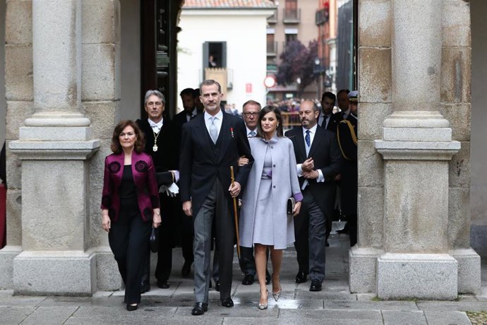 Acto de entrega del Premio Cervantes 2018 en el Paraninfo de la Universidad de Alcalá
