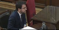 El tribunal eximeix Aragonès de declarar com a testimoni en el judici del procés al Tribunal Suprem