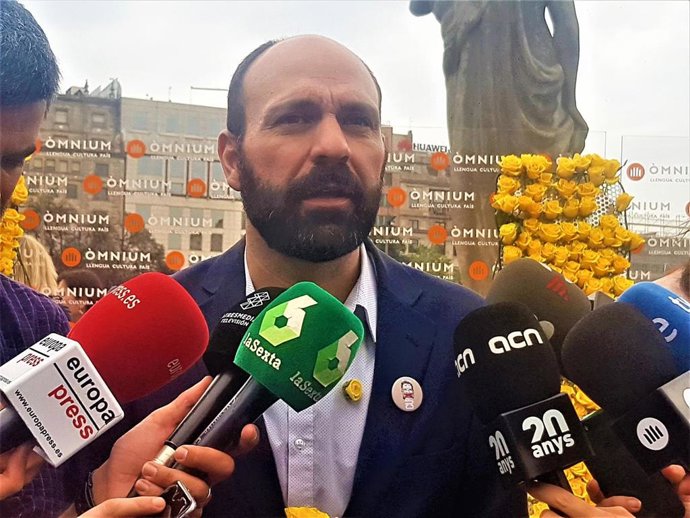 Sant Jordi.- Mauri (mnium): "Ante la represión, el mejor antídoto es la cultura"