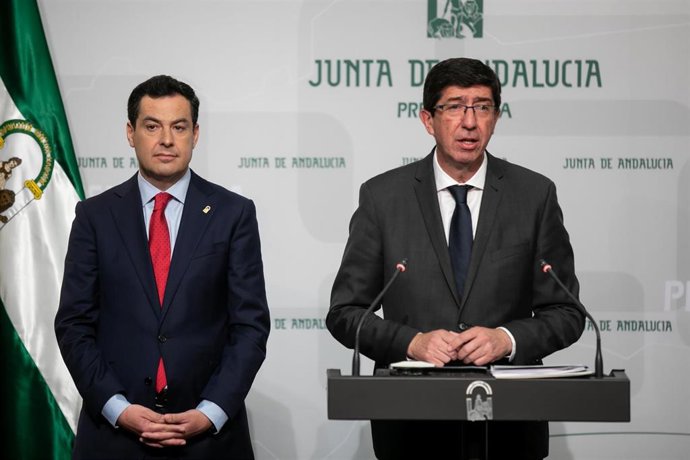 Rueda de prensa posterior a la reunión semanal del Consejo de Gobierno de la Junta de Andalucía