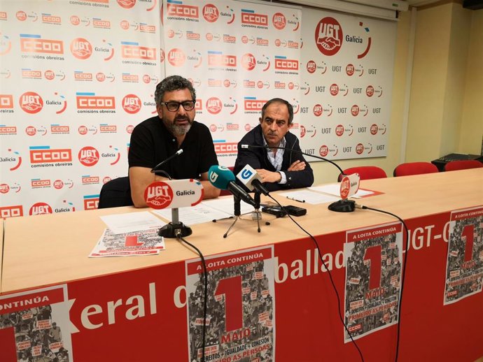 28A.- UGT Y CC.OO. Advierten De Que Galicia "Se Juega Mucho" Y Llaman A Los Trabajadores A Movilizarse El 1 De Mayo
