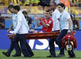 Foto: El chileno Gary Medel subre una lesión de tobillo y podría perderse la Copa América