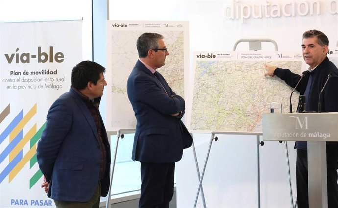 Málaga.-Diputación impulsa un plan pionero de conexión viaria de más de 40 pueblos pequeños a través de caminos rurales