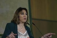Susana Díaz: "Lo que dijo ayer Pedro Sánchez es la verdad, la derecha ha traído las listas negras" a Andalucía