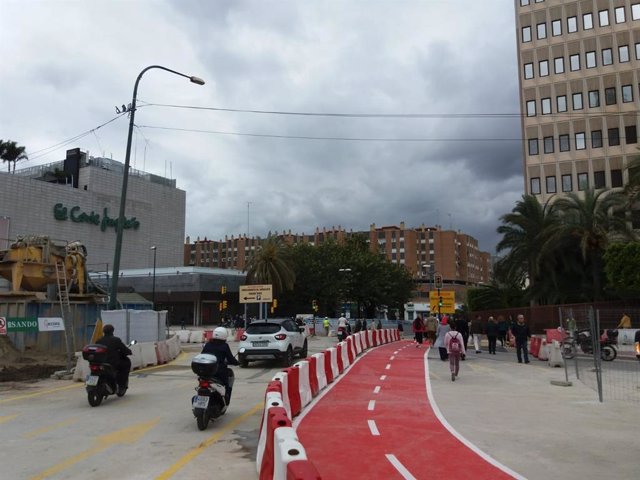 Málaga.- Abierto al tráfico el nuevo desvío del Paso del Nazareno por la obra del metro