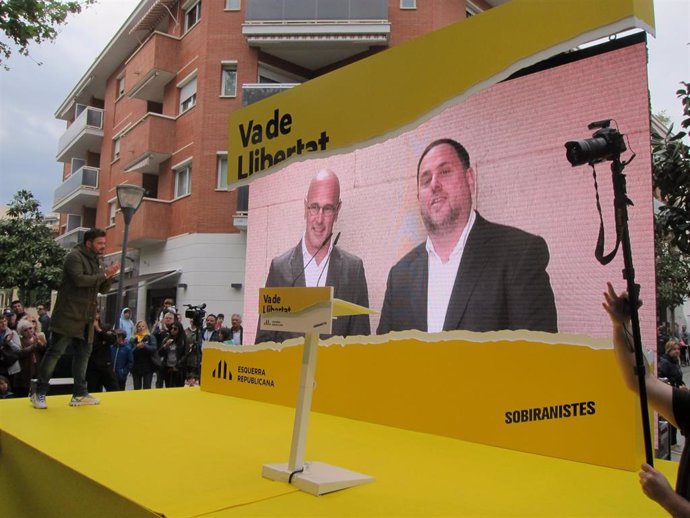 España.- Junqueras reivindica a ERC: "Somos los más independentistas de todos"