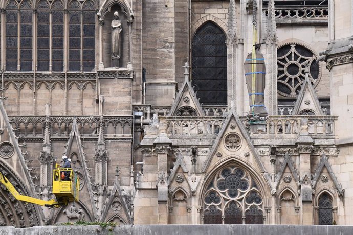 Reconstruction of Notre Dame Cathedral in Paris