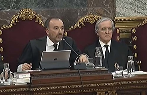 El juez Marchena durante el juicio al procés en el Tribunal Supremo