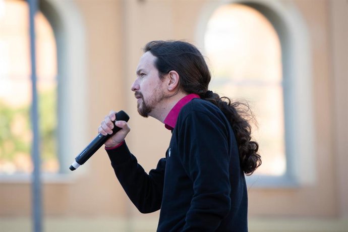 Acto de campaña de En Comú Podem en Barcelona