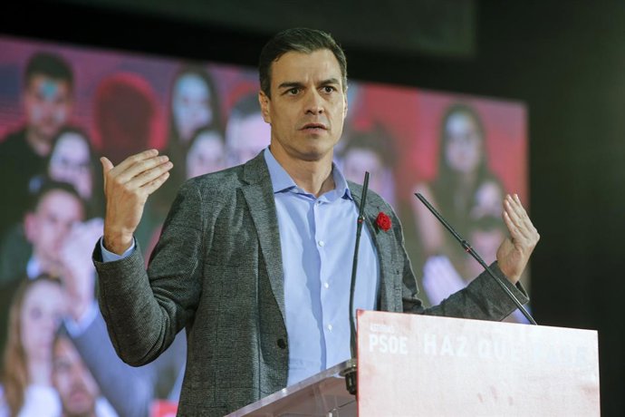 Míting del PSOE en la Fira Internacional de Mostres d'Astúries (Gijón)