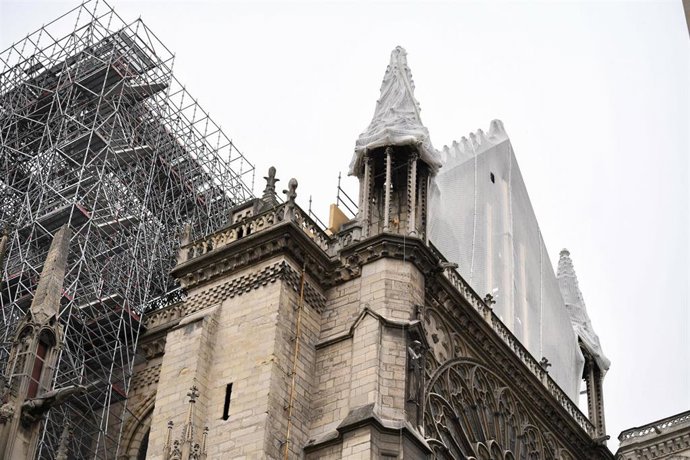Reconstruction of Notre Dame Cathedral in Paris
