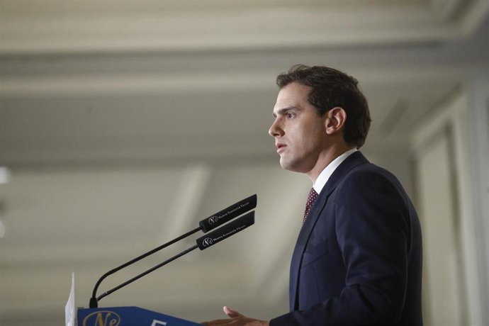 Albert Rivera protagoniza el Desayuno Informativo de Nueva Economía Fórum en Madrid