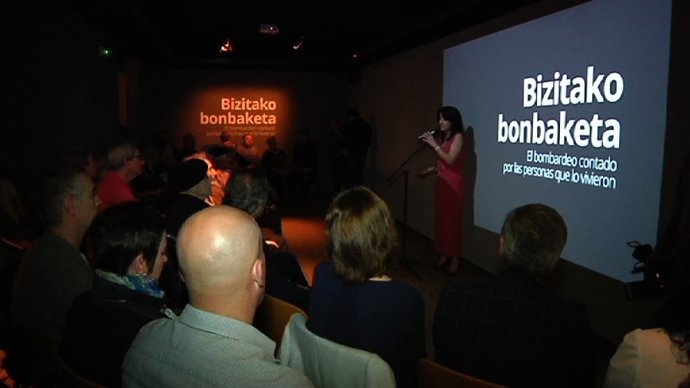 ***El Museo De La Paz Recoge En Una Exposión Los Testimonios Audiovisuales De Testigos Del Bombardeo De Gernika