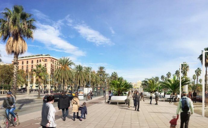 Barcelona avanza en los trámites para transformar la zona de La Balconada del Moll de la Fusta